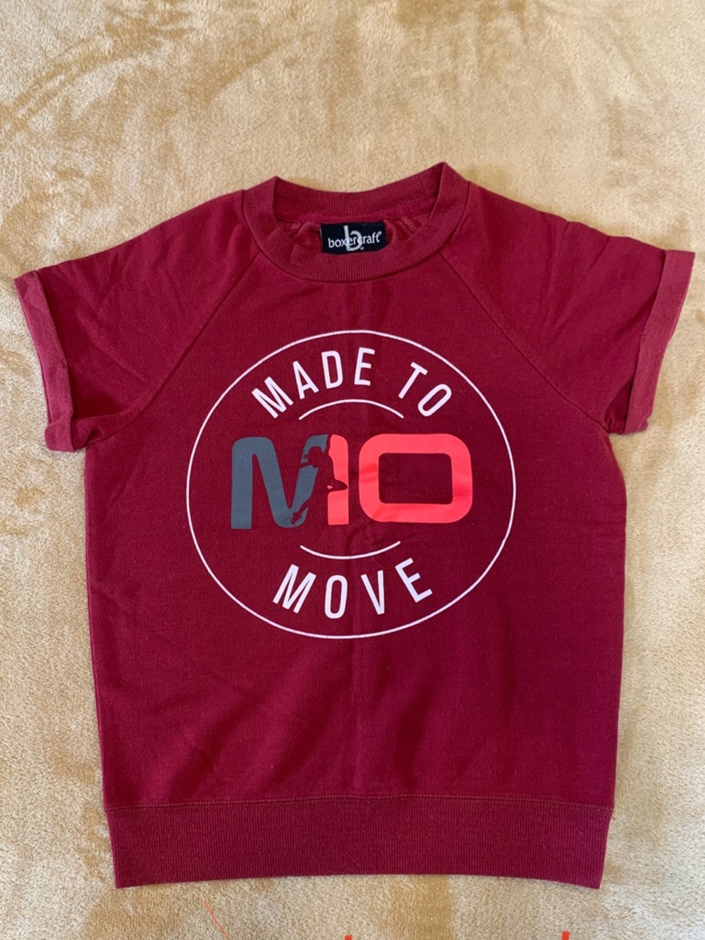 MOVE Dance Comp  Boxercraft Maroon Crewneck Sweatshirt Short sleeve Youth Large